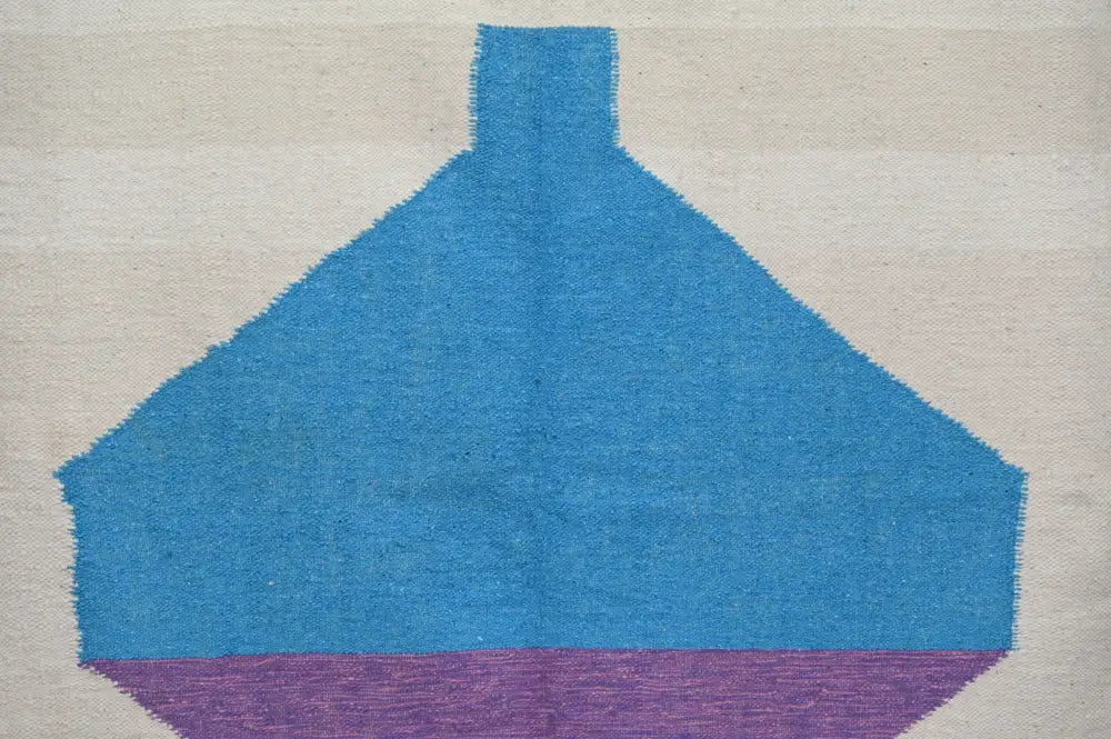 Beige Turquoise Azilal Rug