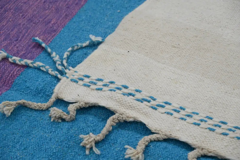 Beige Turquoise Azilal Rug