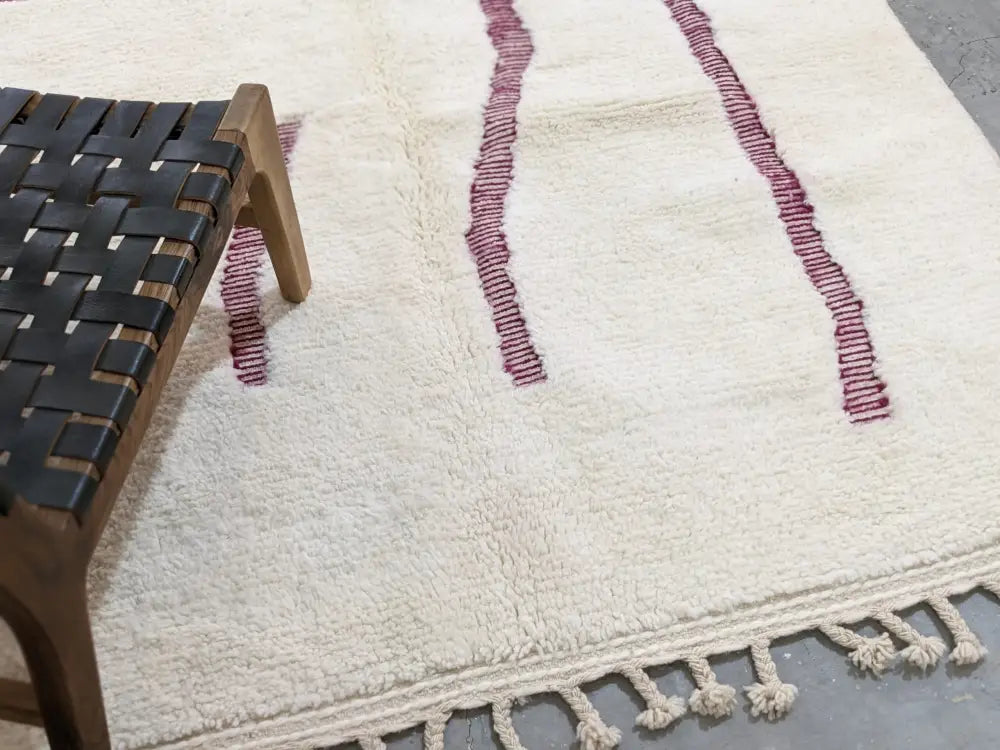 Rust Wool Moroccan Rug