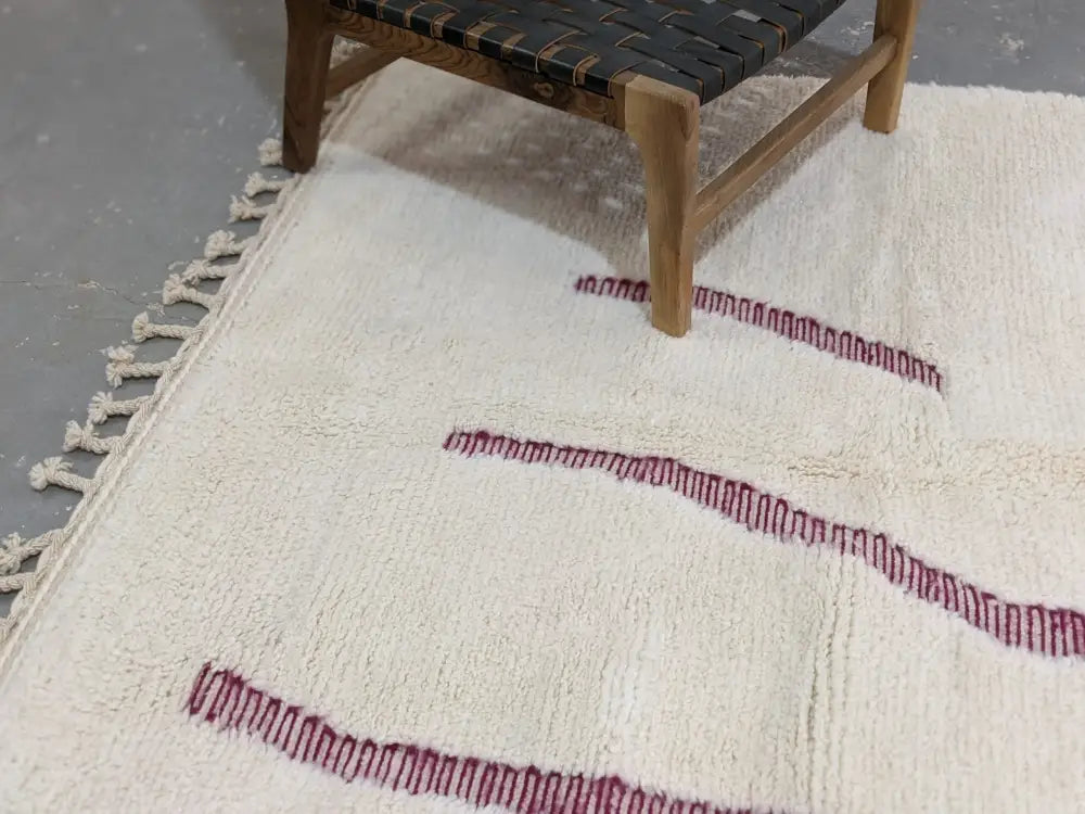 Rust Wool Moroccan Rug