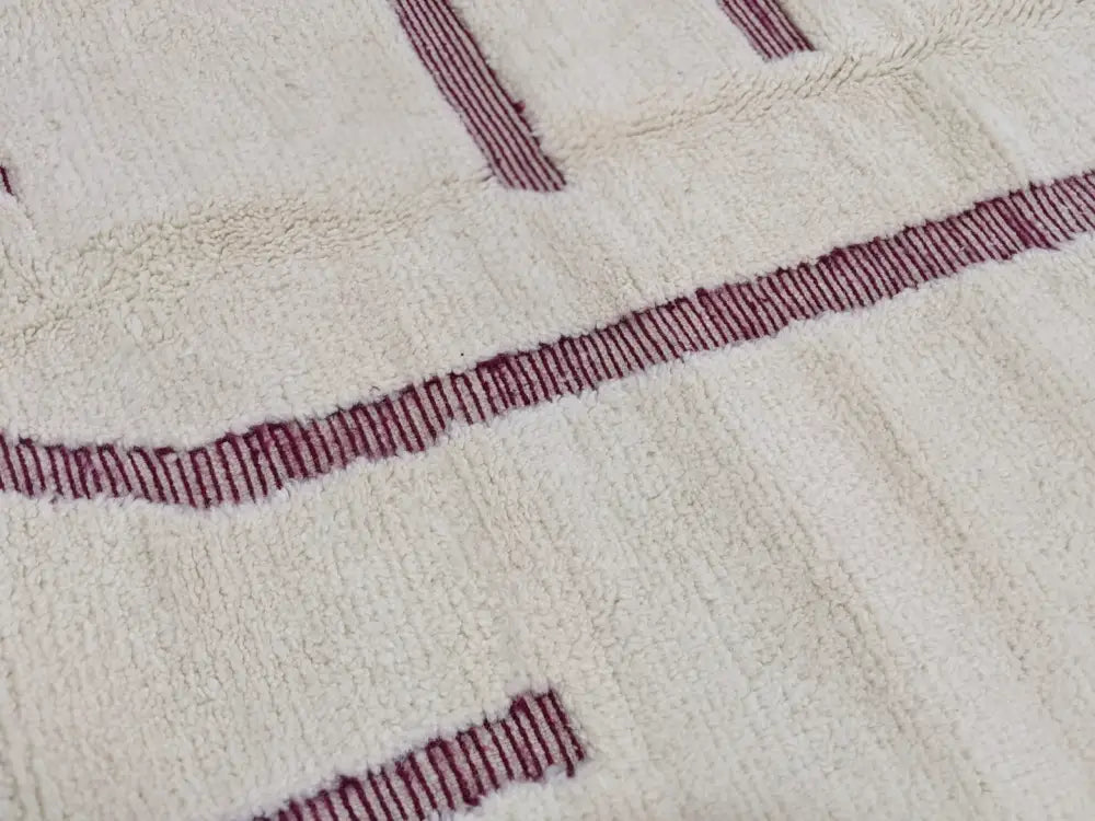 Rust Wool Moroccan Rug