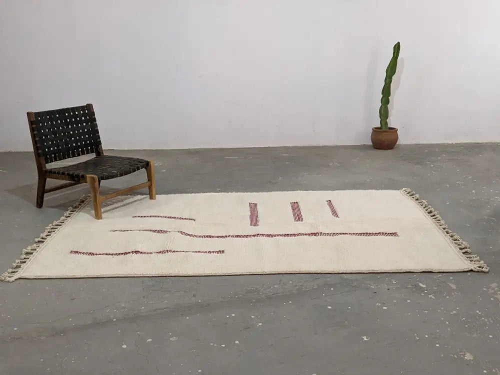 Rust Wool Moroccan Rug