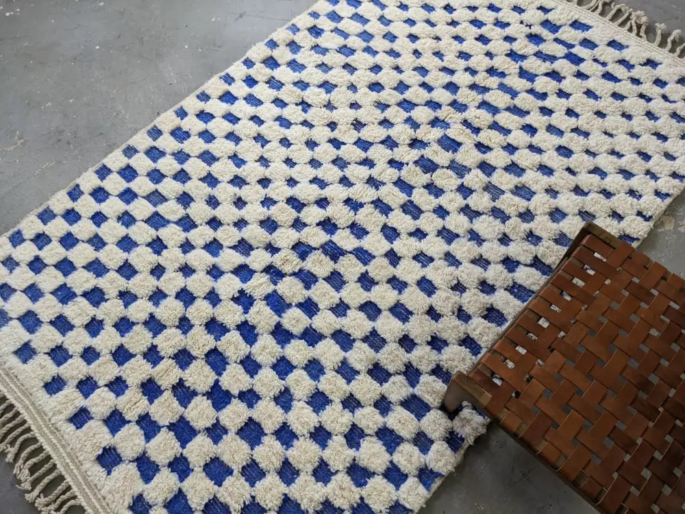 Checkered Moroccan Rug