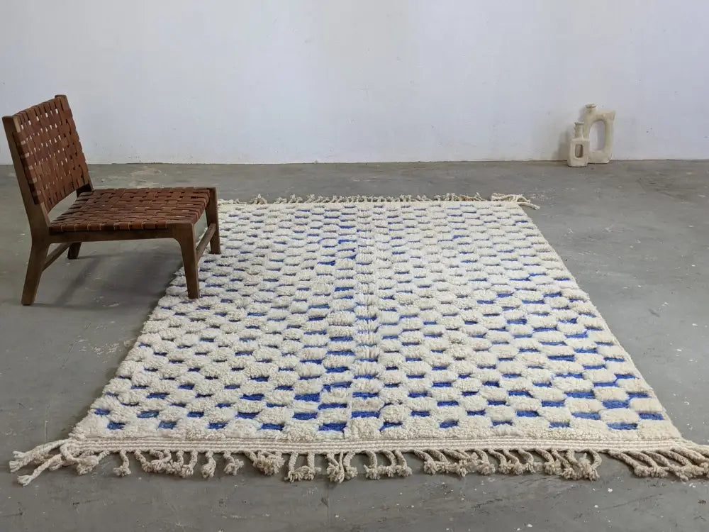 Checkered Moroccan Rug