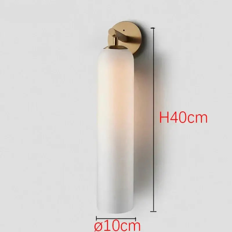 Smoked Glass Wall Sconce
