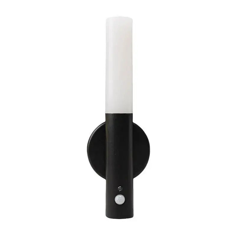 Black Motion Sensor Sconce