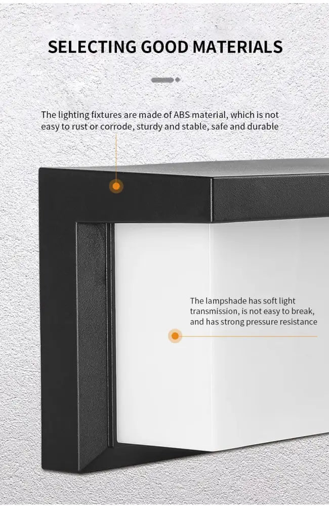 Black Frosted Glass Outdoor Light