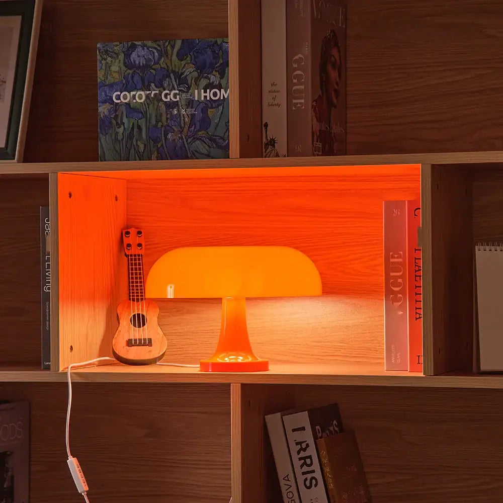 Orange Mushroom Table Lamp