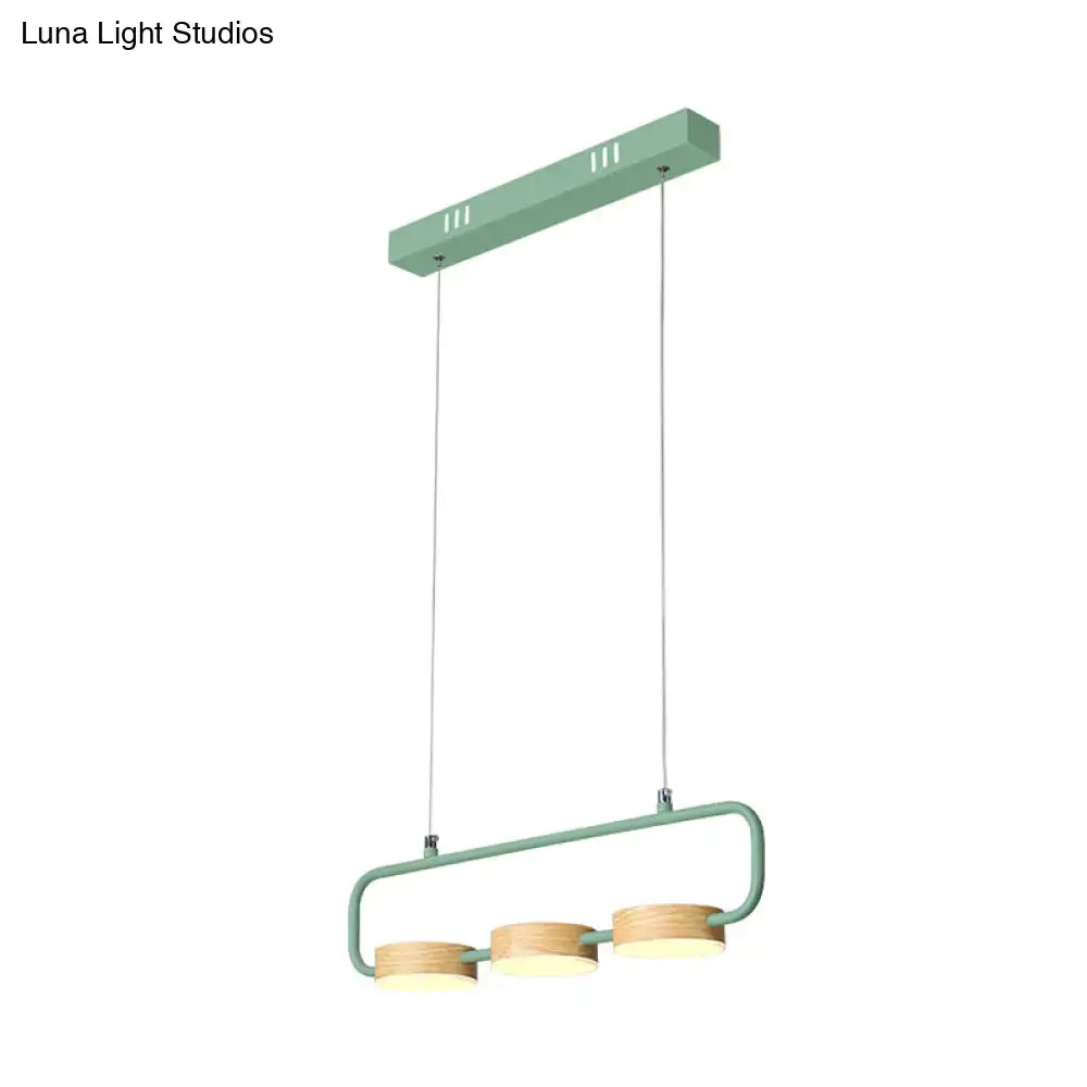 Mint Wood Pendant Light