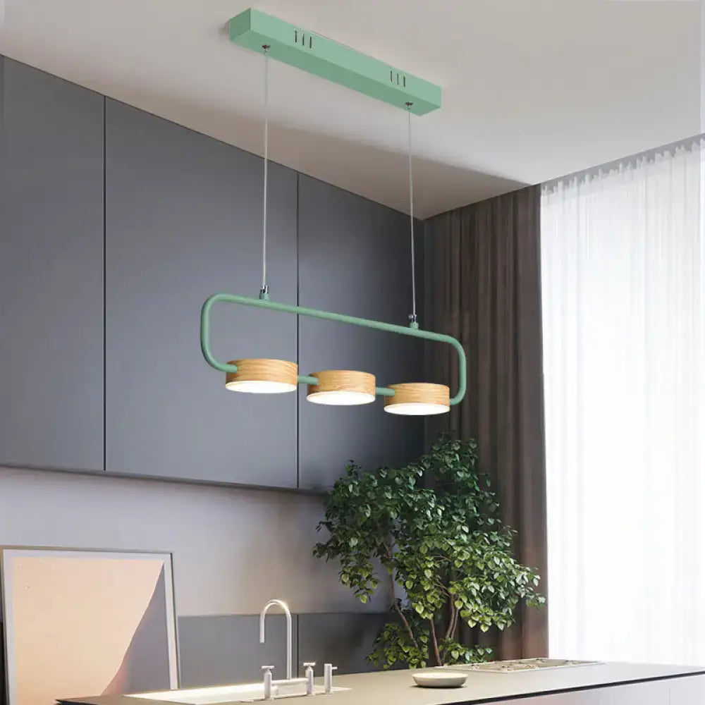 Mint Wood Pendant Light