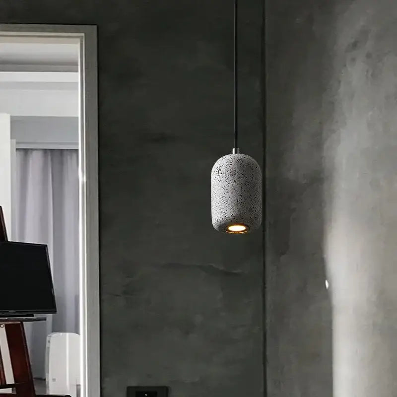 Grey Cement Pendant Lamp