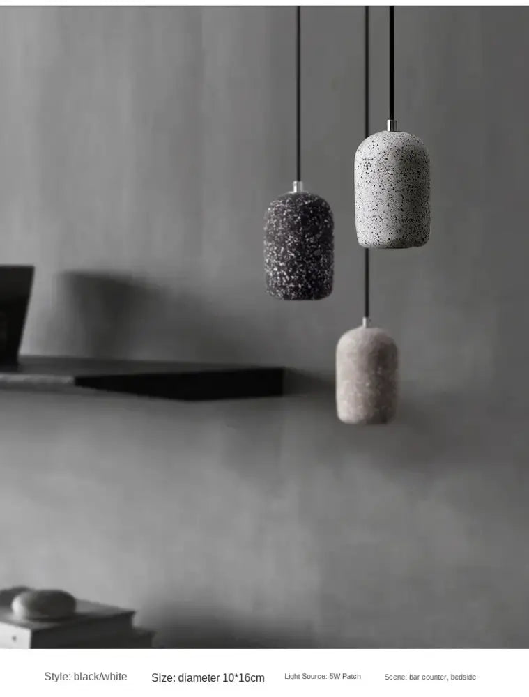 Grey Cement Pendant Lamp