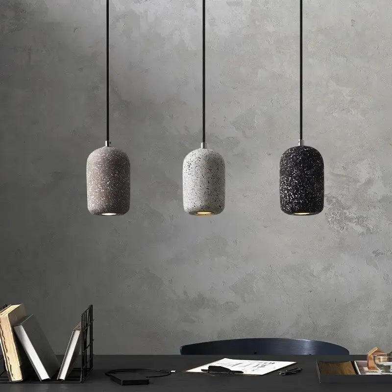 Grey Cement Pendant Lamp