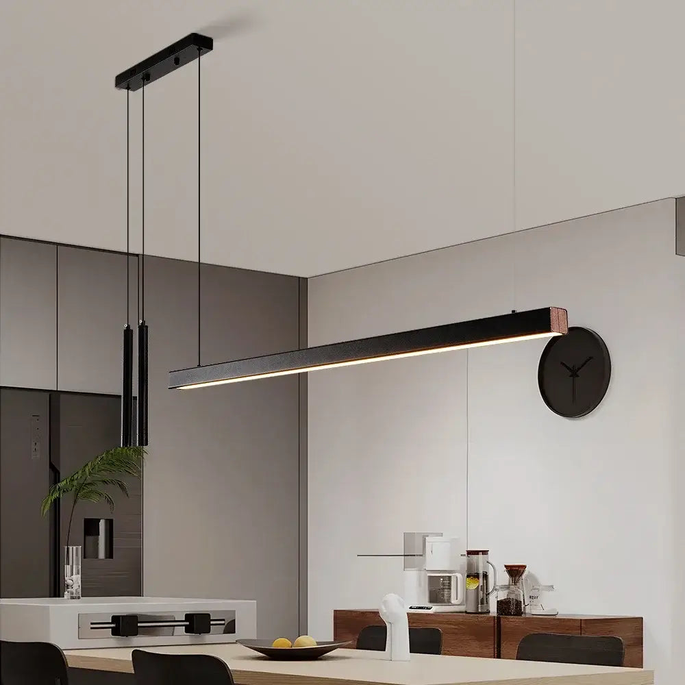 Black Nordic LED Chandelier 107-177cm