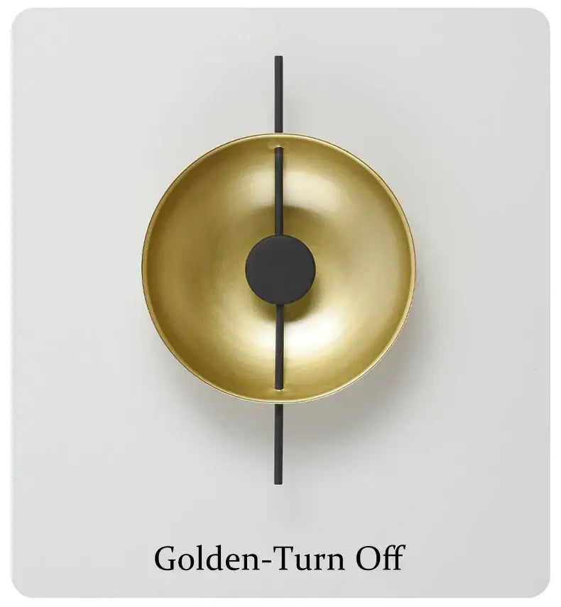 Gold Black Wall Sconce