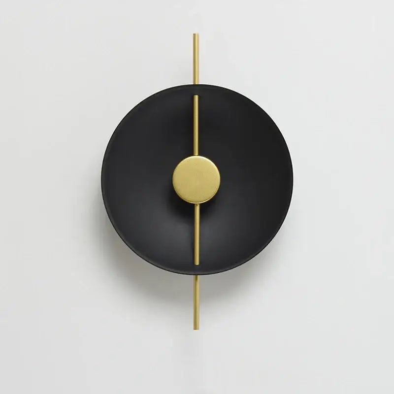 Gold Black Wall Sconce