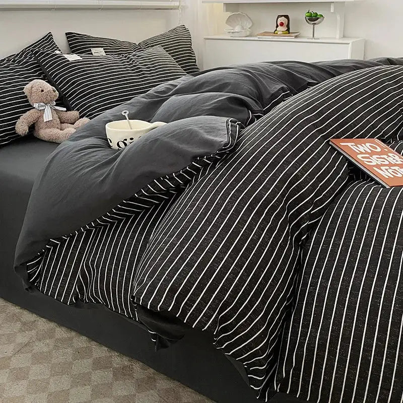 Green Cotton Bedding Set