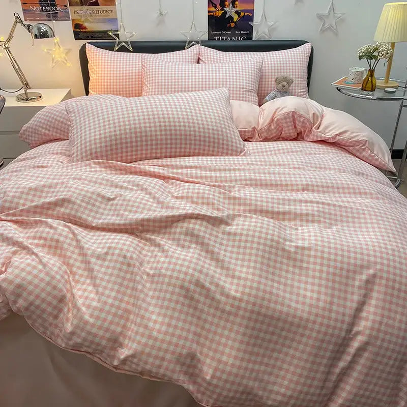 Green Cotton Bedding Set