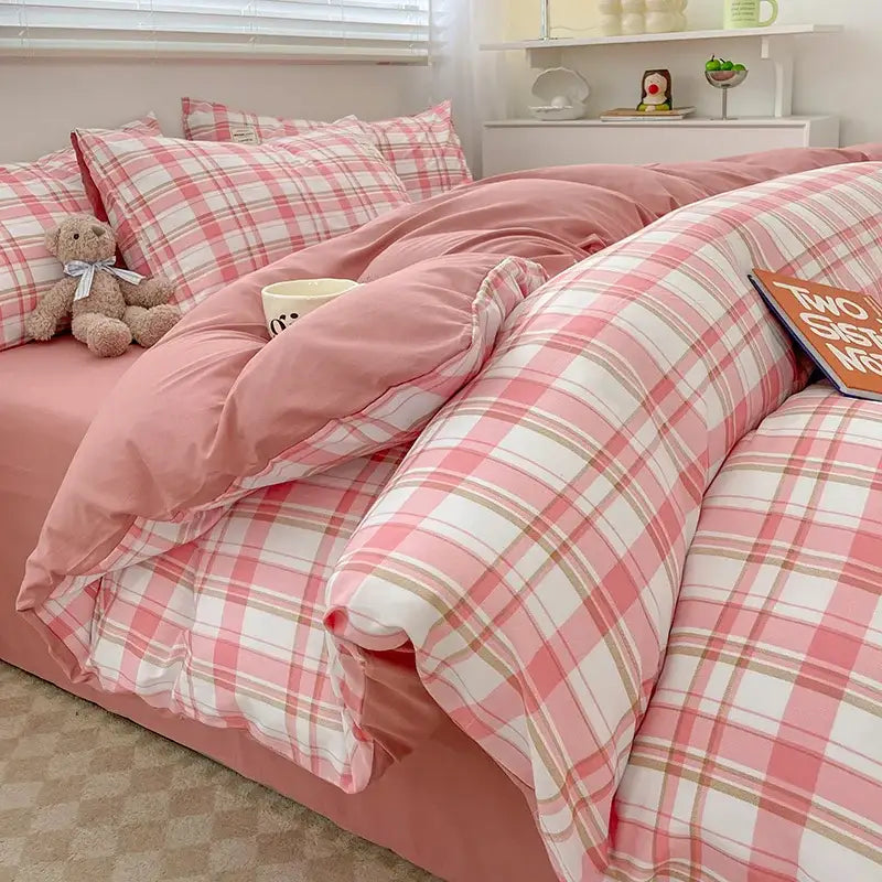 Green Cotton Bedding Set