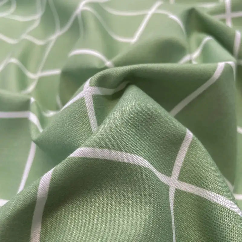 Green Cotton Bedding Set