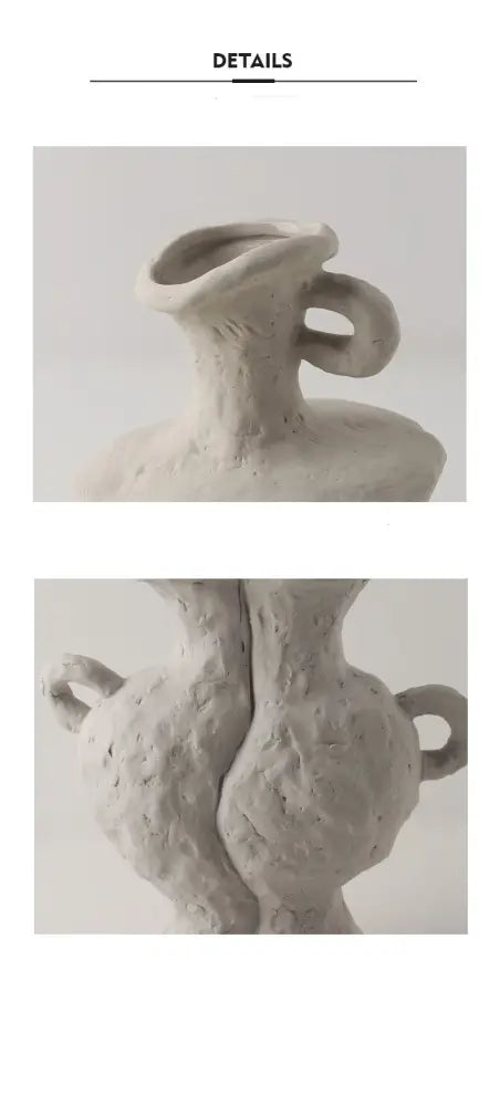 White Ceramic Flower Pots