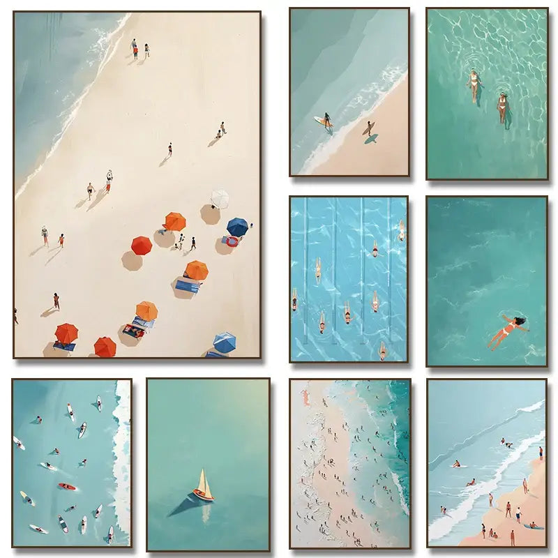 Turquoise Beach Art Prints