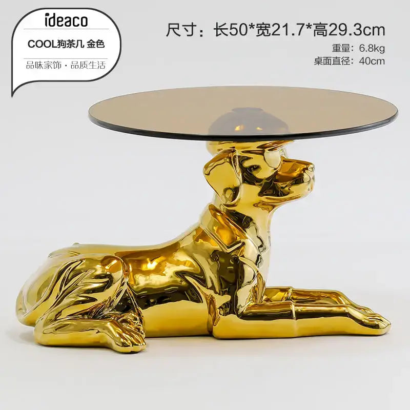Gold Resin Octopus Table