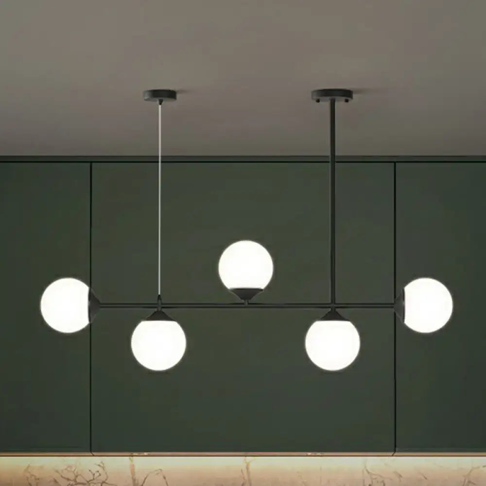 Gold Opaline Glass Pendant