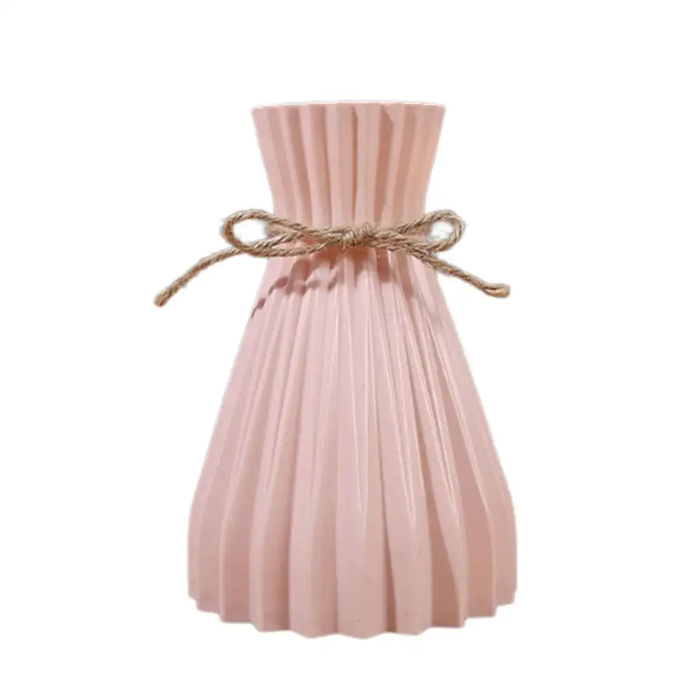 Pink Blue Origami Vase