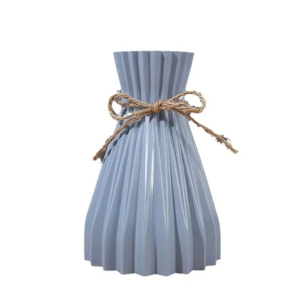 Pink Blue Origami Vase