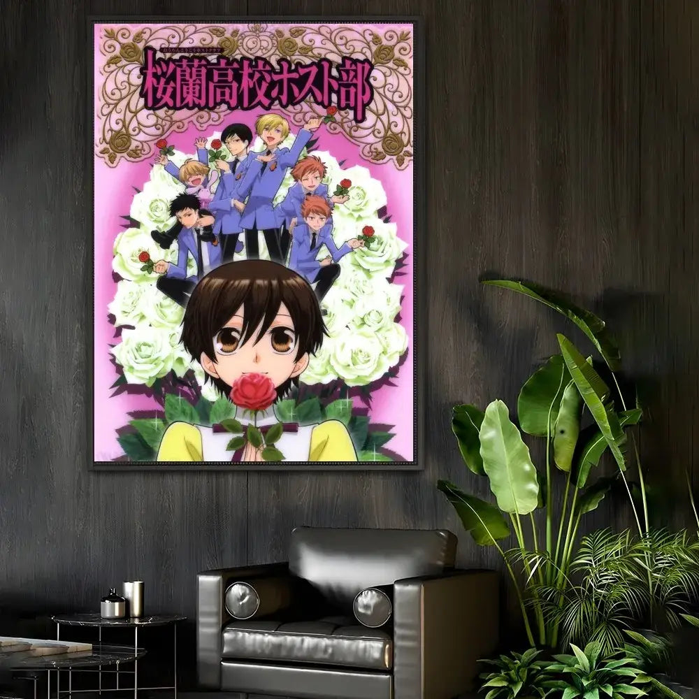 Pink Anime Poster Art