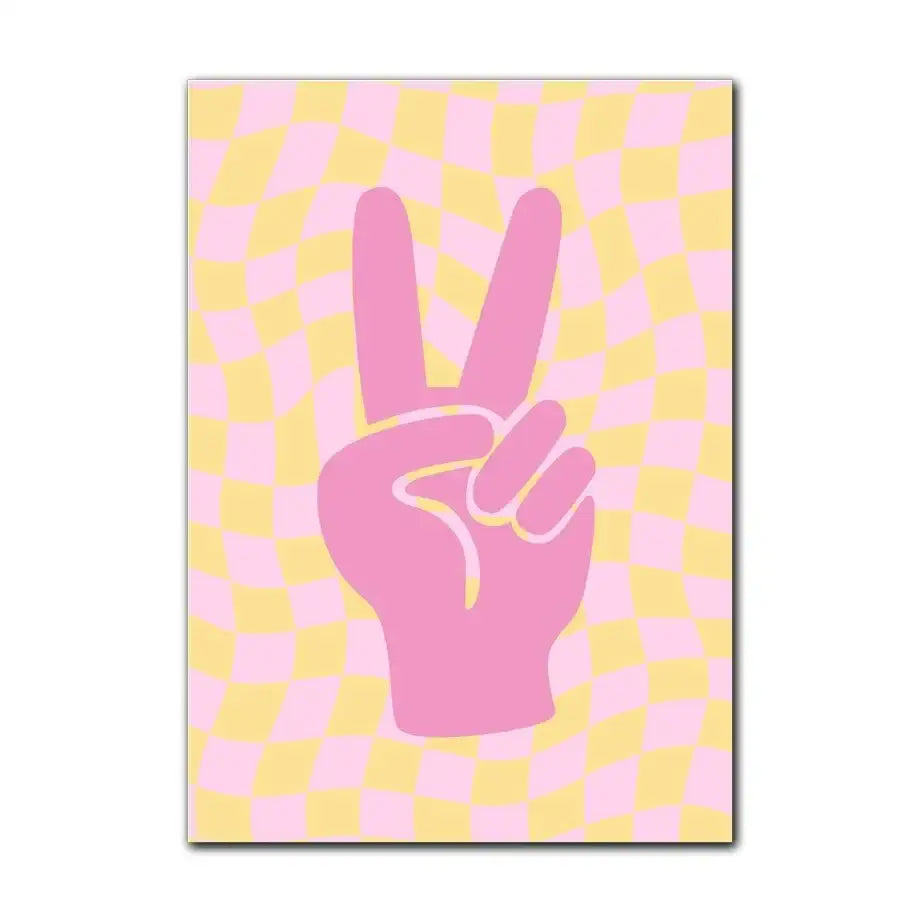Blue Pink Eye Poster
