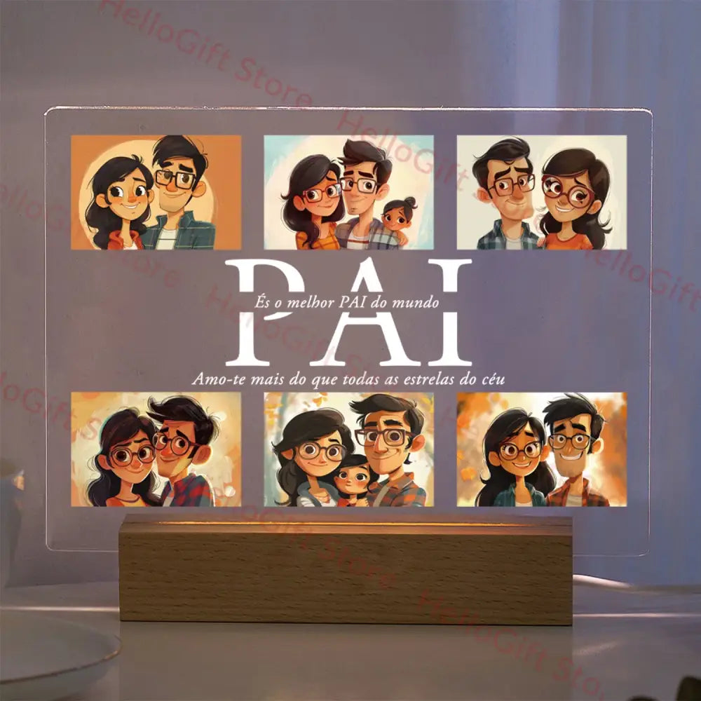 Custom Acrylic Photo Lamp