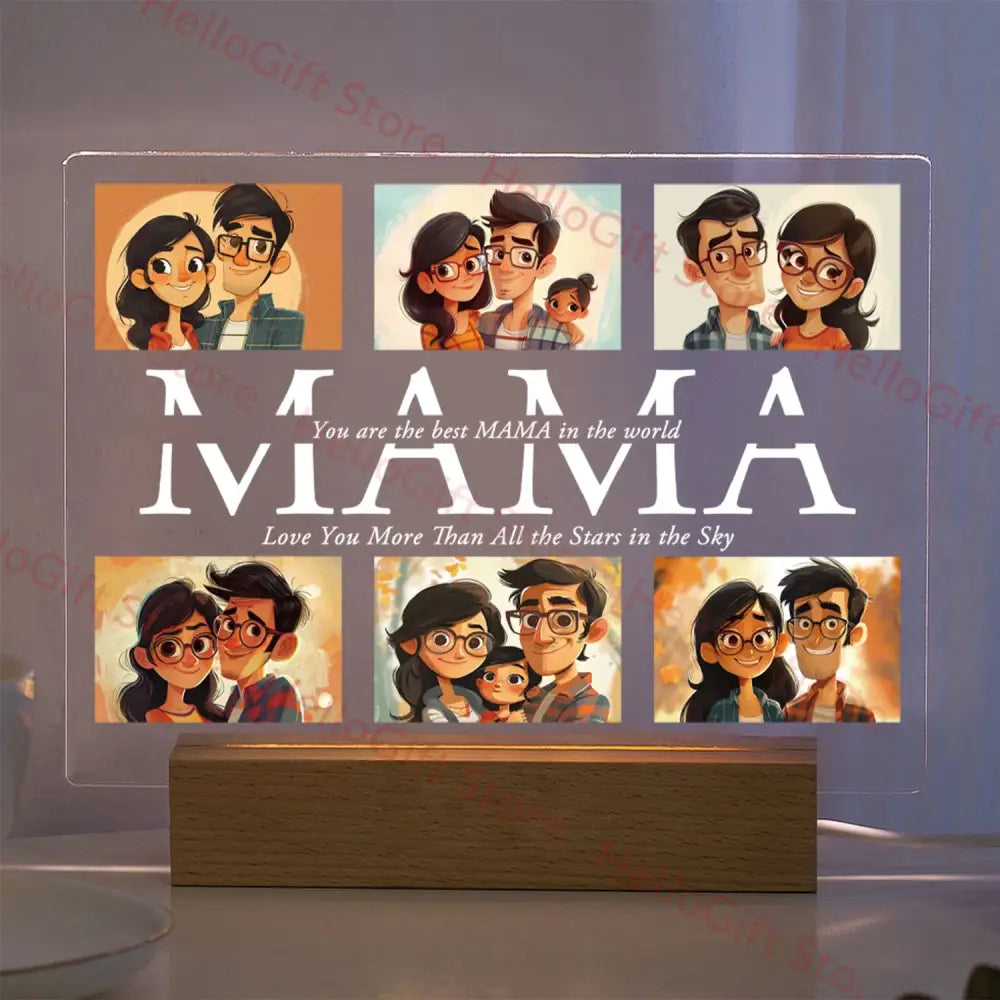 Custom Acrylic Photo Lamp