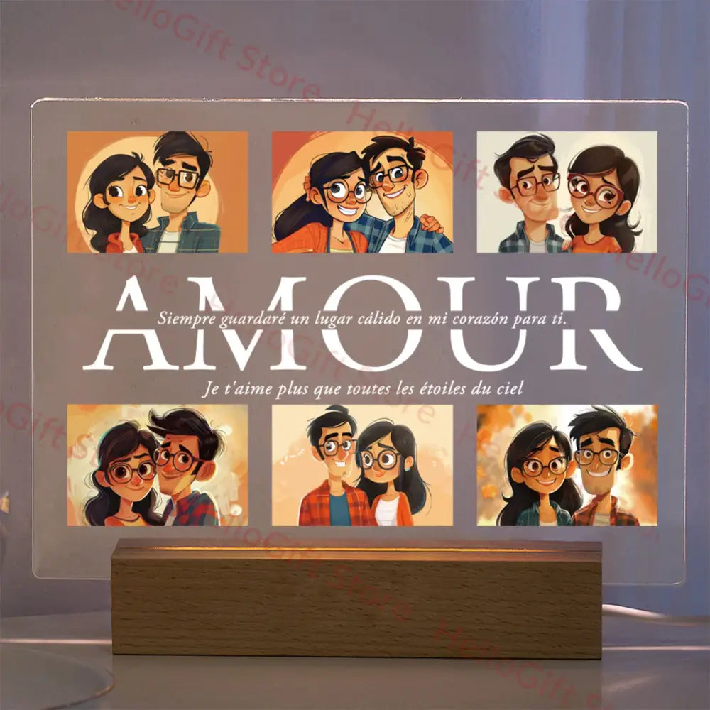 Custom Acrylic Photo Lamp
