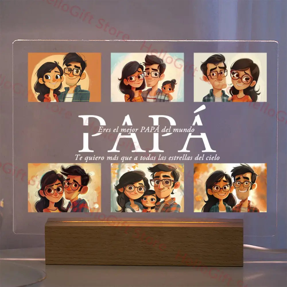 Custom Acrylic Photo Lamp