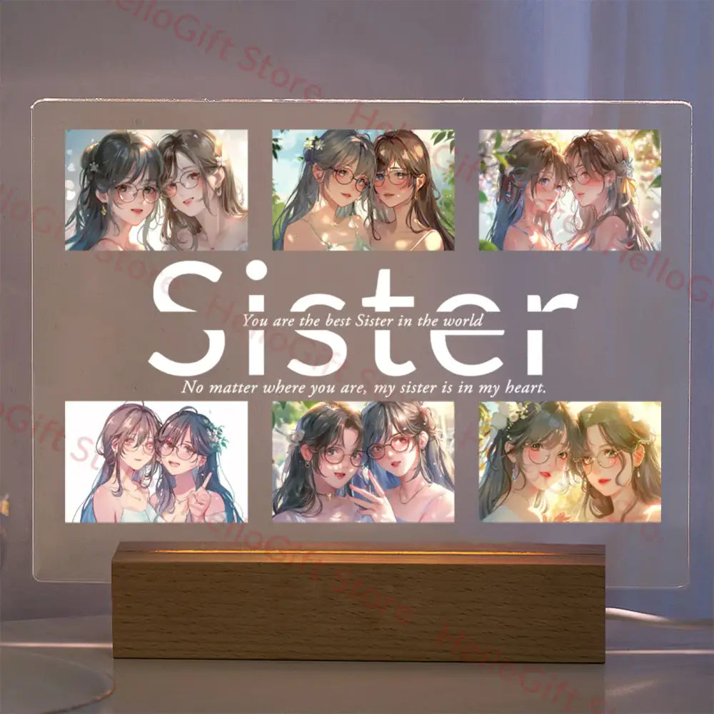 Custom Acrylic Photo Lamp