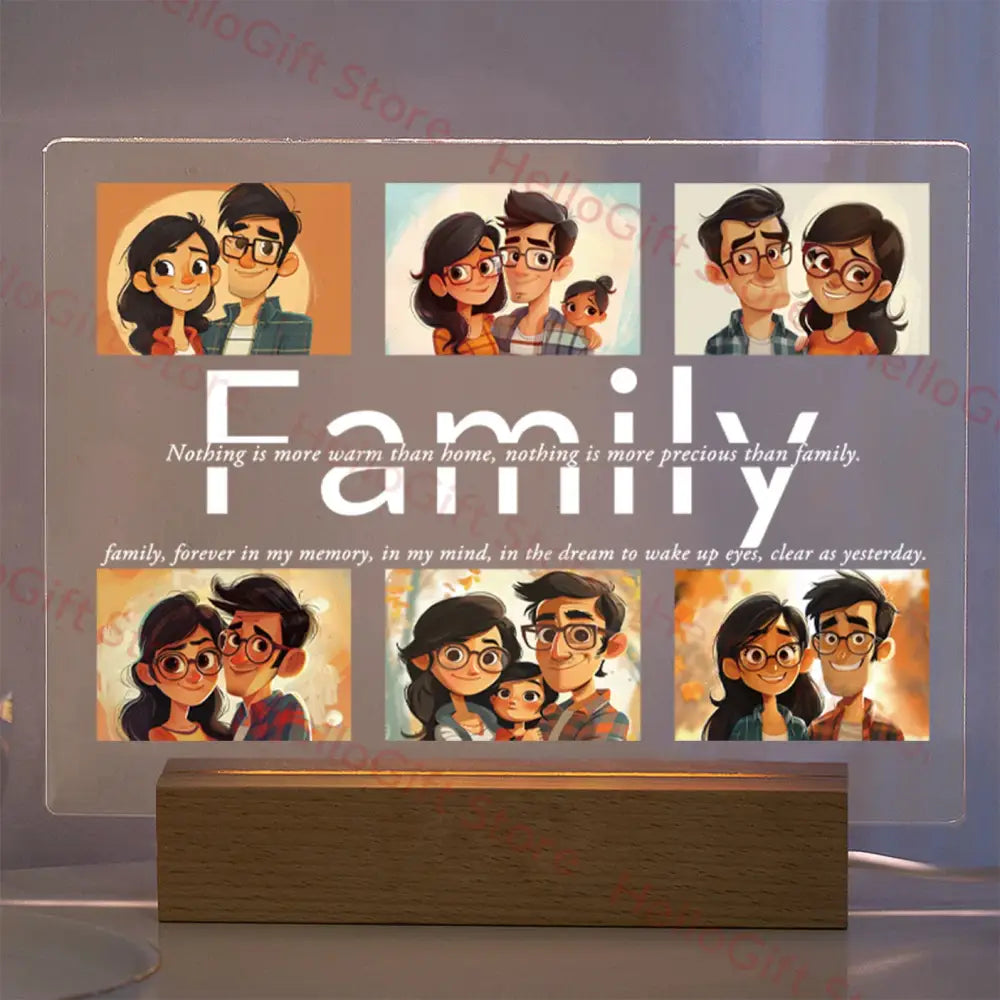 Custom Acrylic Photo Lamp