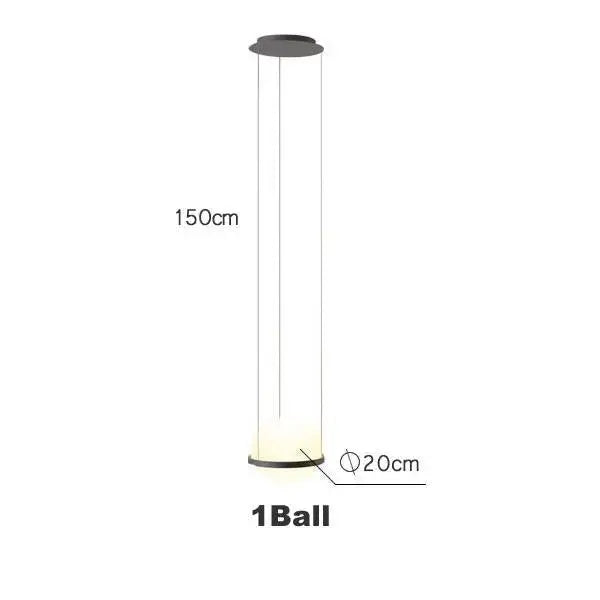 Black Frosted Glass Planter Pendant Light