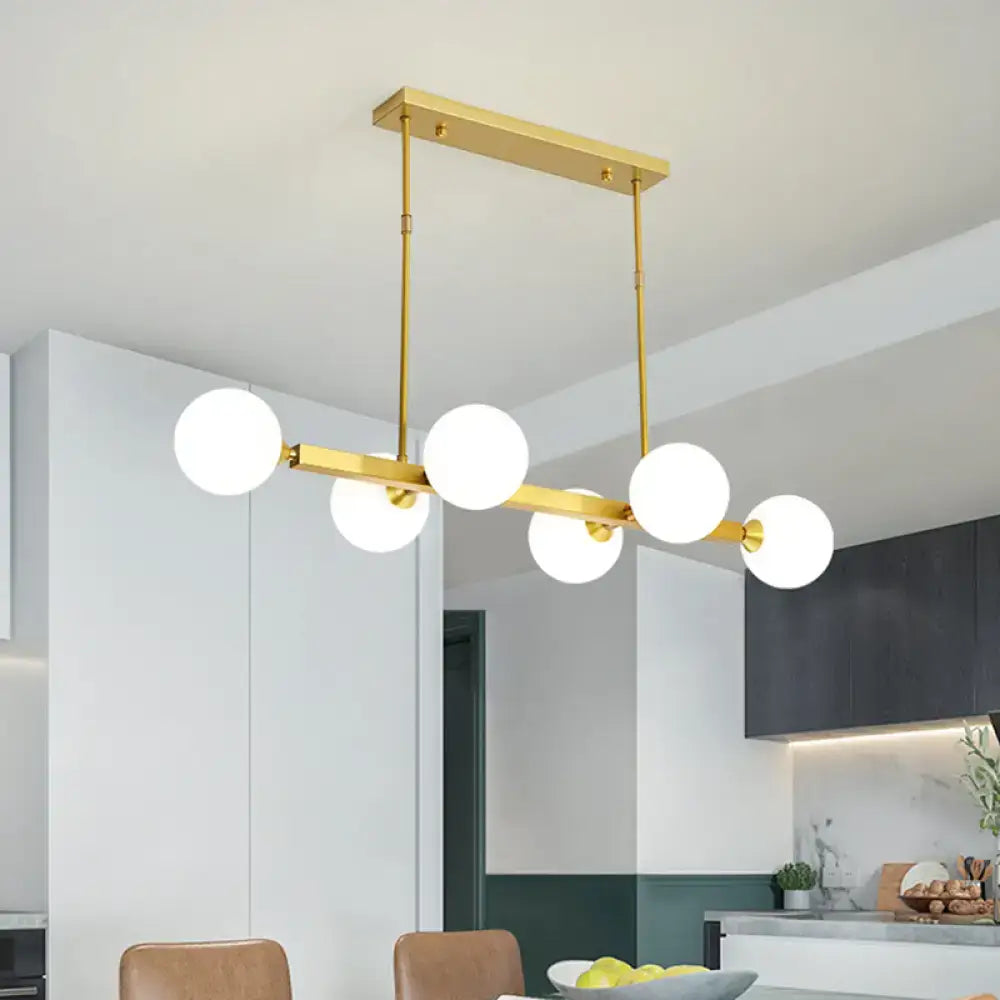 Black Opaline Island Light