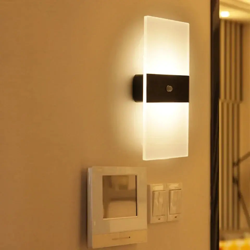 Black Rechargeable Wall Sconce