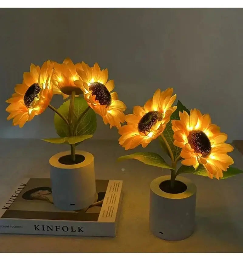 Yellow Blue LED Lamp