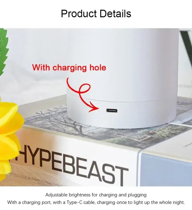 Yellow Blue LED Lamp
