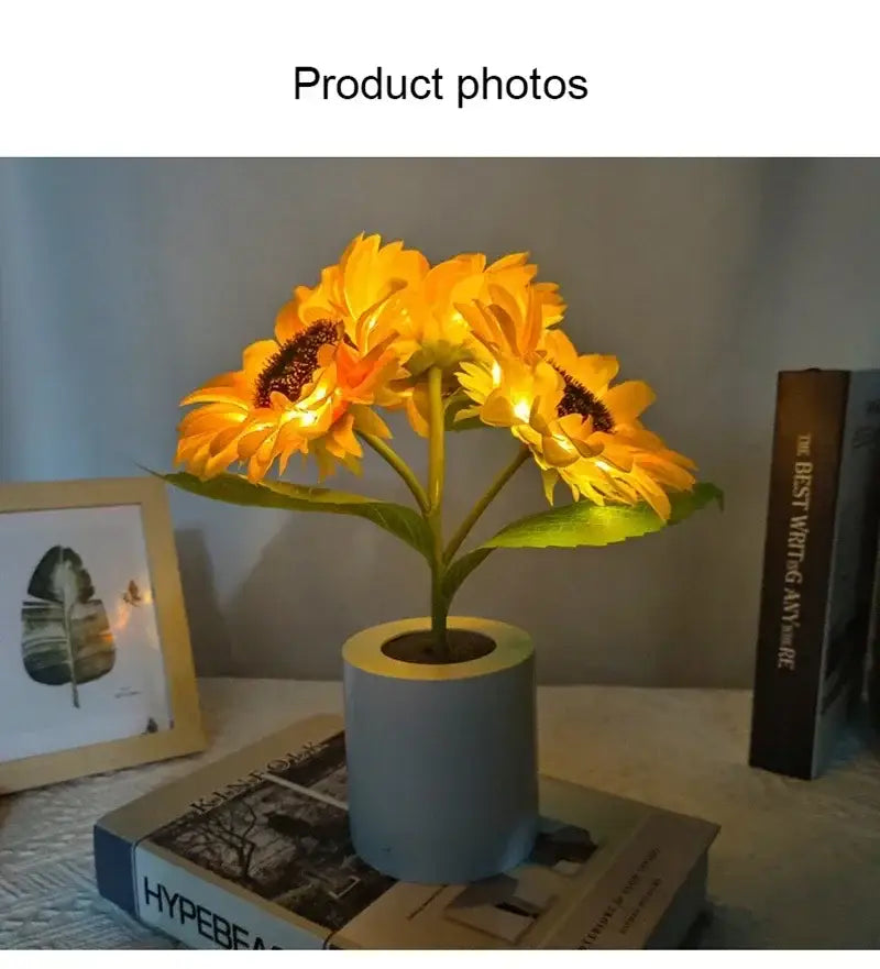 Yellow Blue LED Lamp