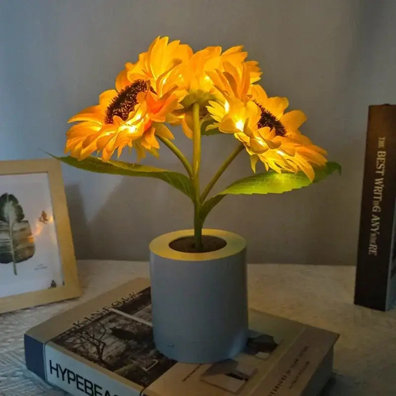 Yellow Blue LED Lamp