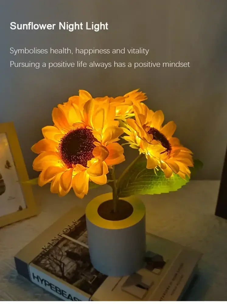 Yellow Blue LED Lamp