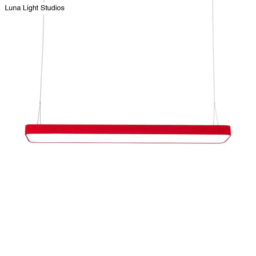 Red Rectangular LED Light