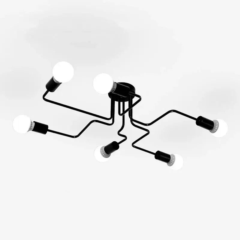 Wrought Iron Ceiling Fixture