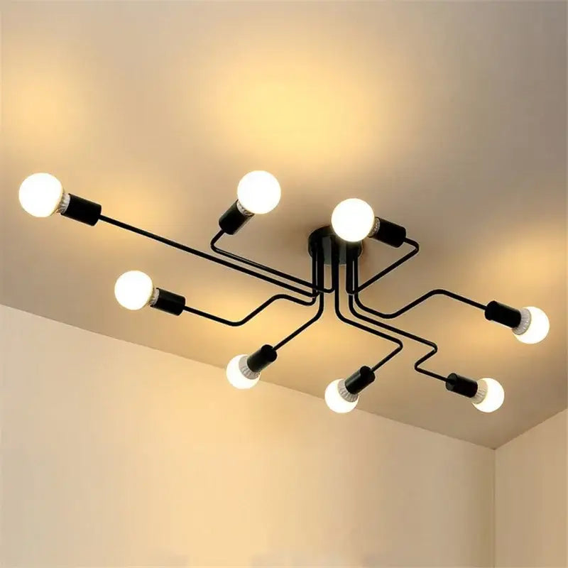Wrought Iron Ceiling Fixture
