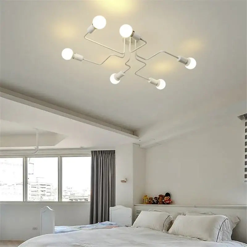 Wrought Iron Ceiling Fixture